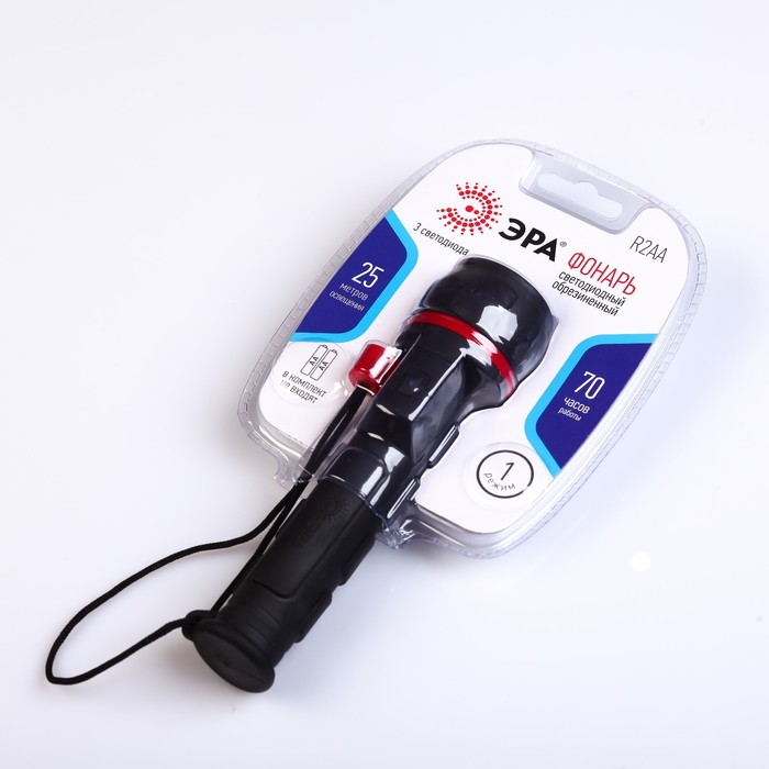 Фонарь "Эра" R2AA, 3 светодиода, питание 2xAA