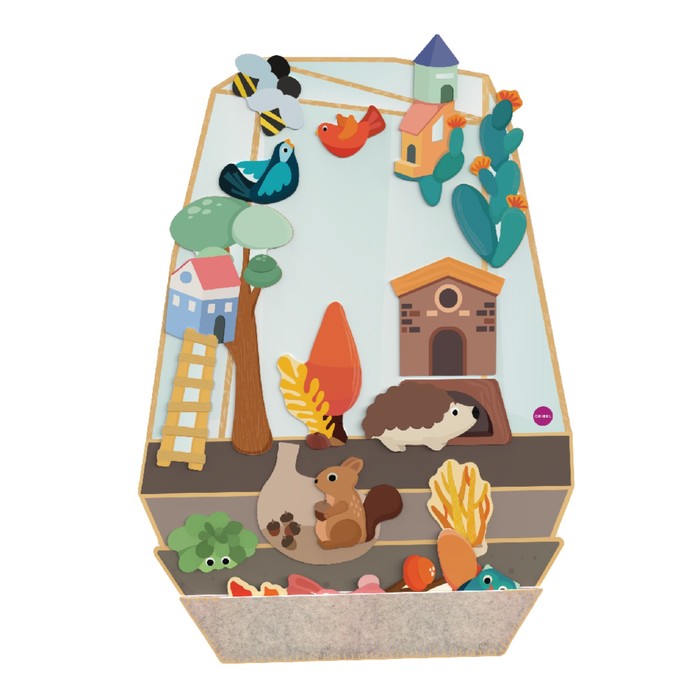 Игрушка на стену Vertiplay Магнитная игра "Зачарованный сад"