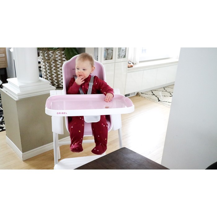 Стульчик для кормления Кокон Oribel Delicious "Розовое безе"