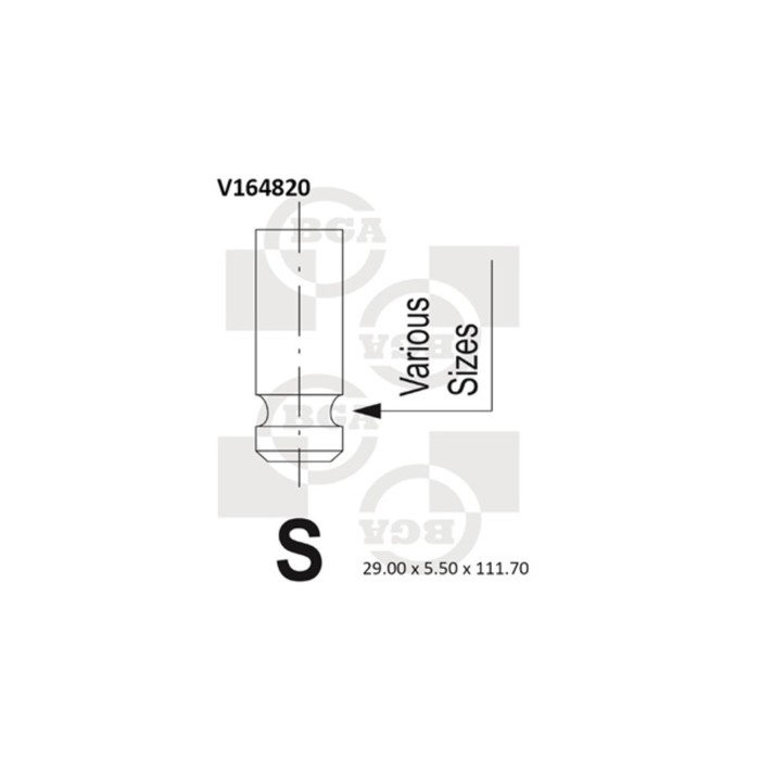 Клапан контроля масла BGA V164820