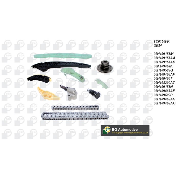 Цепь ГРМ, комплект BGA TC0150FK
