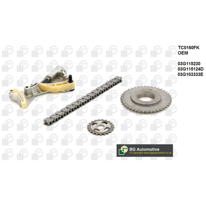 Цепь ГРМ, комплект BGA TC0160FK