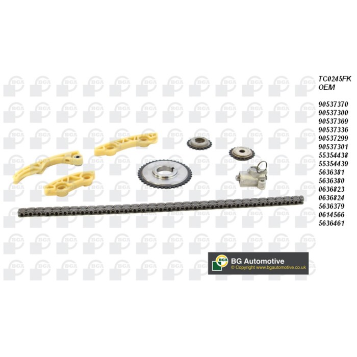 Цепь ГРМ, комплект BGA TC0245FK