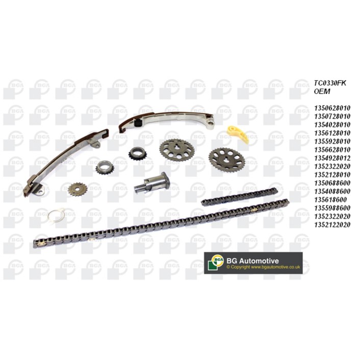 Цепь ГРМ, комплект BGA TC0330FK