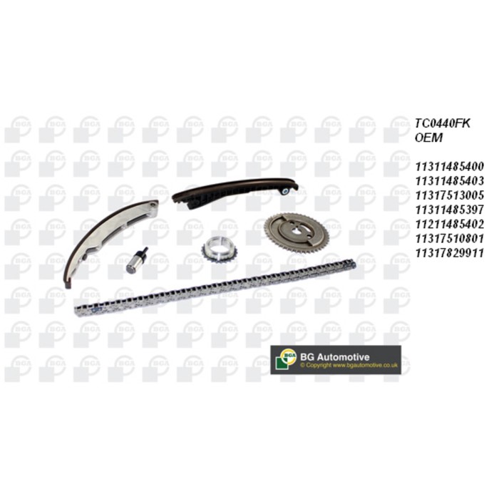 Цепь ГРМ, комплект BGA TC0440FK