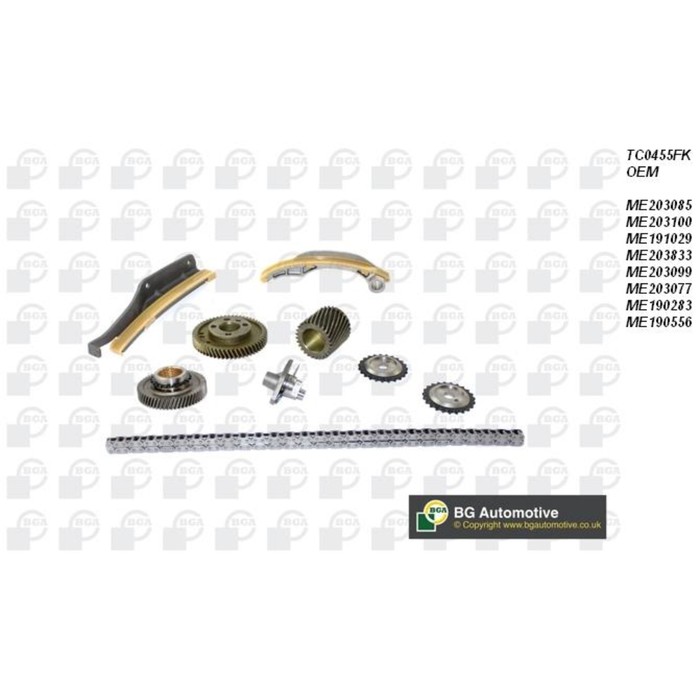 Цепь ГРМ, комплект BGA TC0455FK