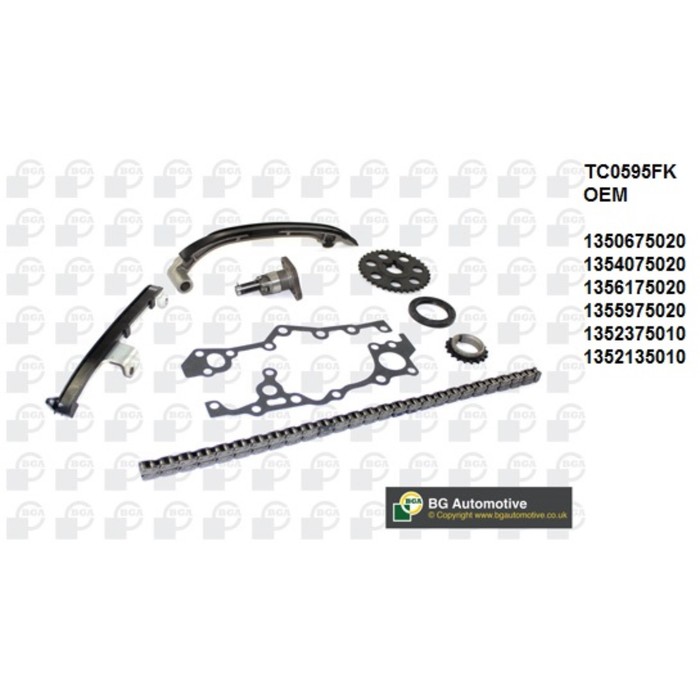 Цепь ГРМ, комплект BGA TC0595FK