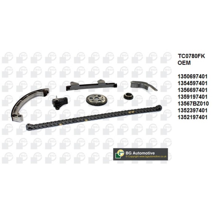 Цепь ГРМ, комплект BGA TC0780FK