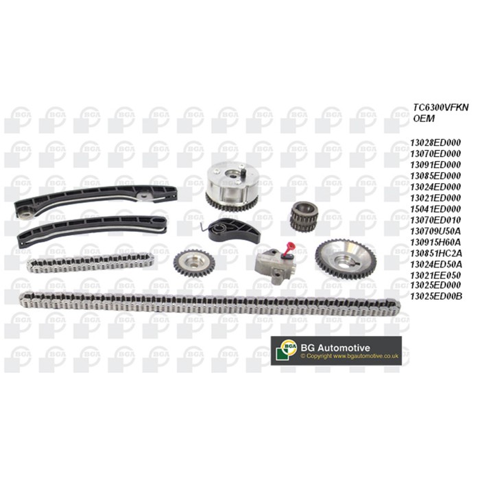 Цепь ГРМ, комплект BGA TC6300VFKN