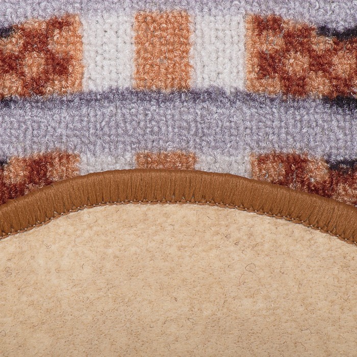 Ковер РЕГБИ, размер 60х80 см, фелт, полиамид 220 гр/м