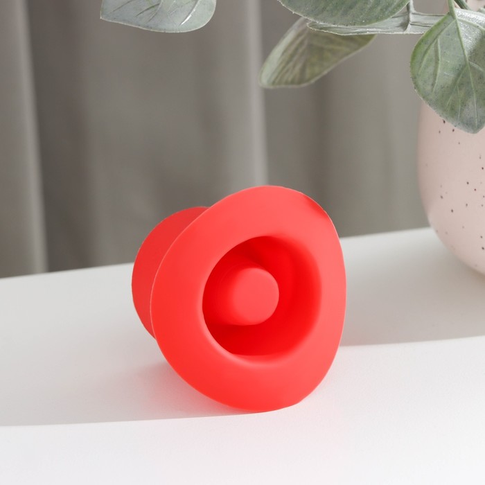 Пробка для бутылки "Шляпа" 6х4 см, цвета МИКС