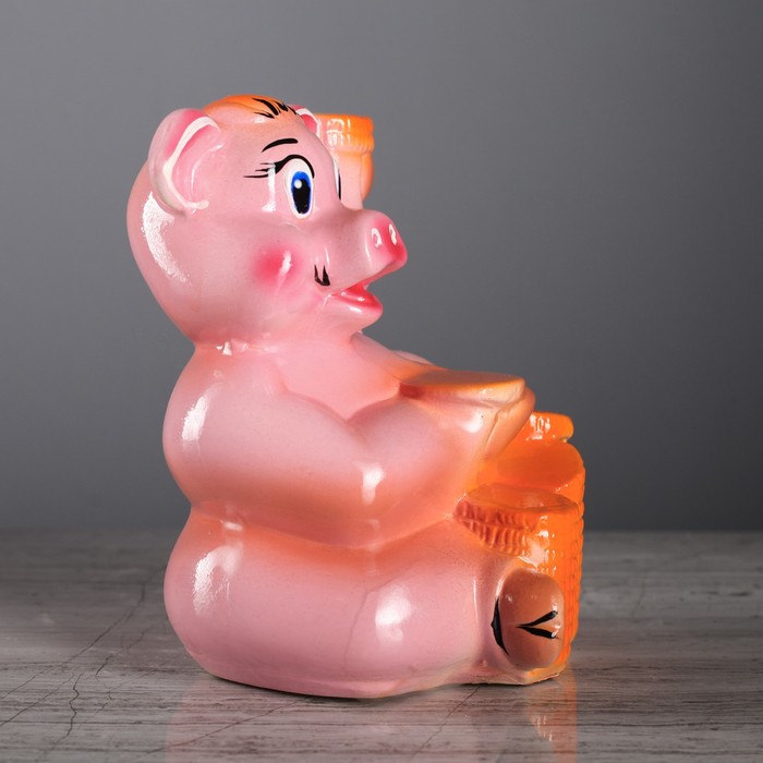 Копилка "Хрюша на монетах"