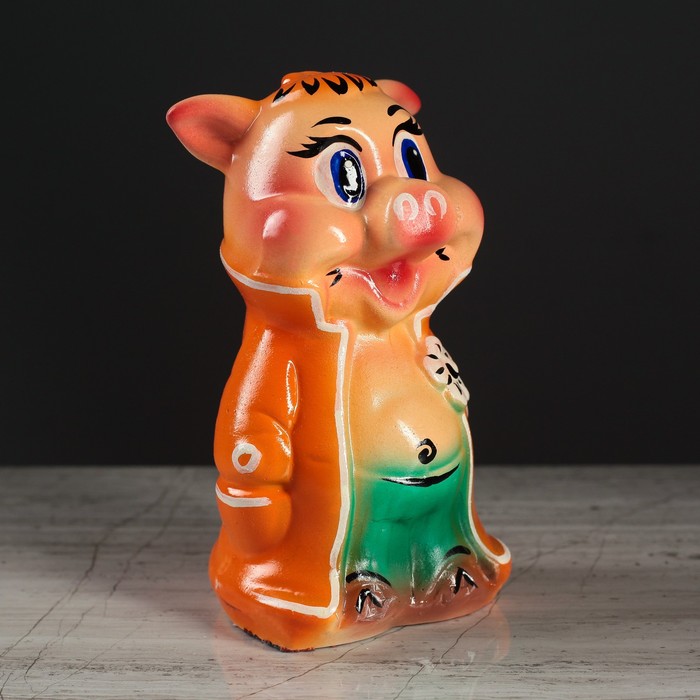 Копилка "Поросенок джентльмен", микс