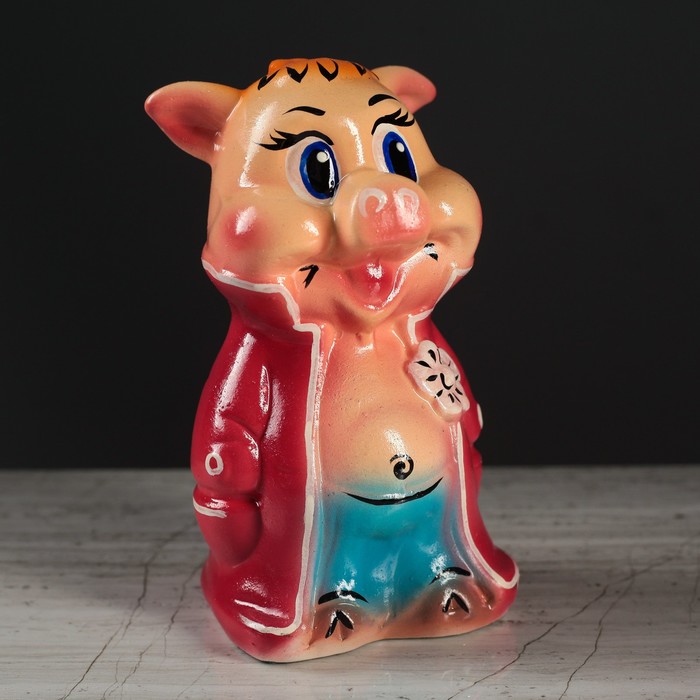 Копилка "Поросенок джентльмен", микс