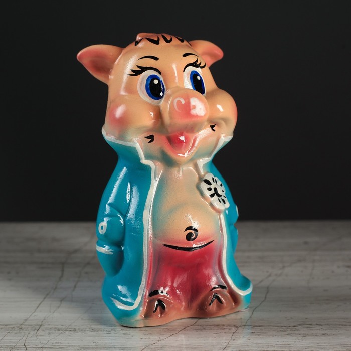 Копилка "Поросенок джентльмен", микс