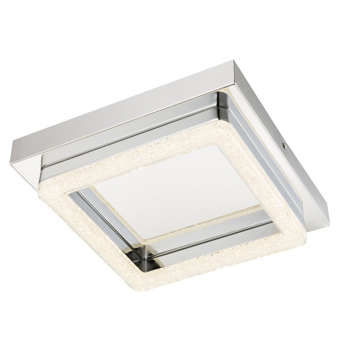 Светильник RETA 1x16Вт LED хром 28x28x6,8см