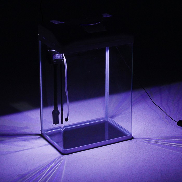 Аквариум SeaStar HX-380Н 48 л, белый (в комплекте LED-лампа, топ-фильтр)