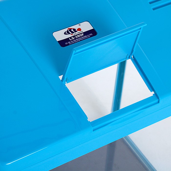 Аквариум SeaStar LS-380F, 30 л, голубой (в комплекте LED-лампа, -топ-фильтр)