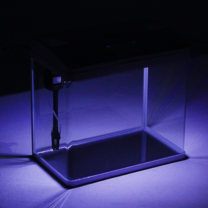 Аквариум SeaStar LS-500F 56 л, белый (LED-лампа LS-180 двухцветная, 4 Вт; Фильтр НХ-2160 800 л/ч, 15