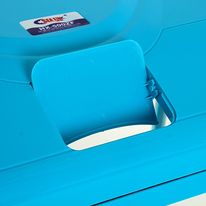 Аквариум SeaStar HX-500ZF 65 л, голубой (в комплекте LED-лампа, топ-фильтр)