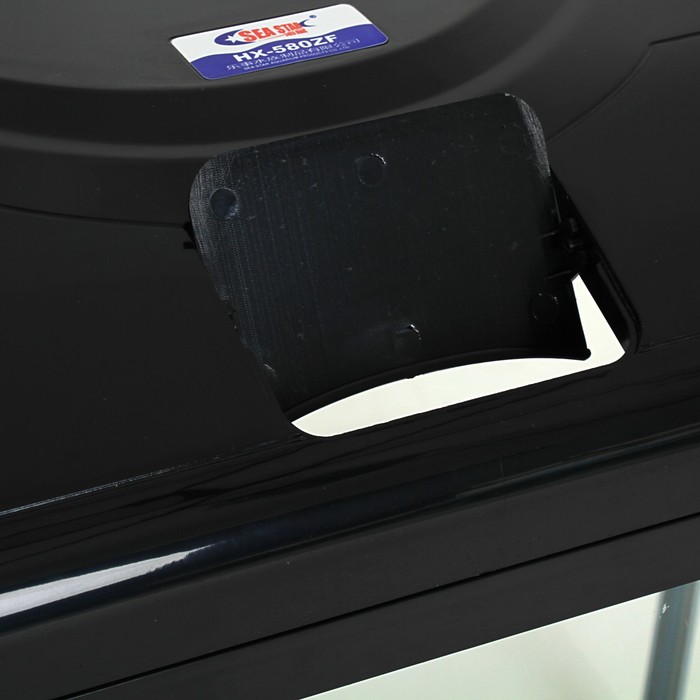 Аквариум SeaStar HX-580ZF 76 л, черный (в комплекте LED-лампа, топ-фильтр)