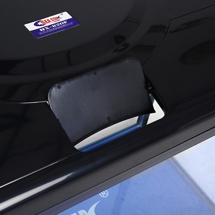 Аквариум SeaStar HX-820F Черный. 150 L. В комплекте: LED-лампа SD-8223-01 12 белых диодов и 4 синих,