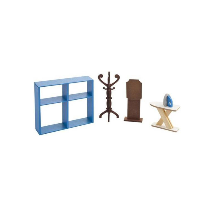 Набор мебели для кукол "Гардеробная"