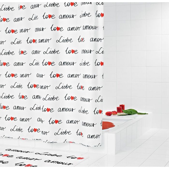 Штора для ванных комнат Amour цветной УЦЕНКА