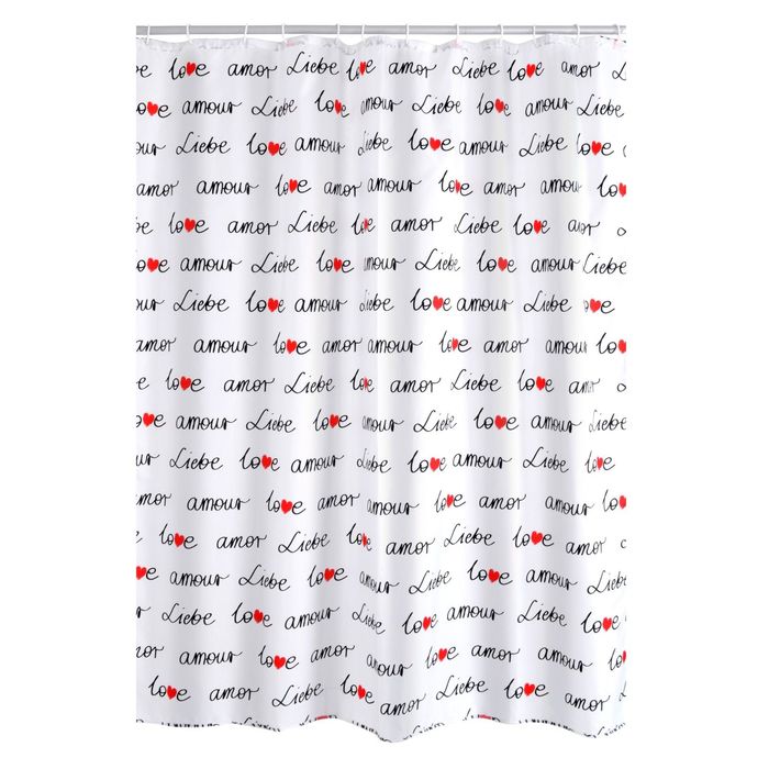 Штора для ванных комнат Amour цветной УЦЕНКА