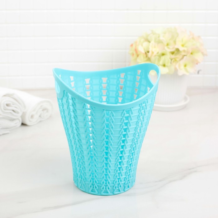 Корзина для хранения "Макраме" 12,5х11,3х14,5 см, цвет МИКС