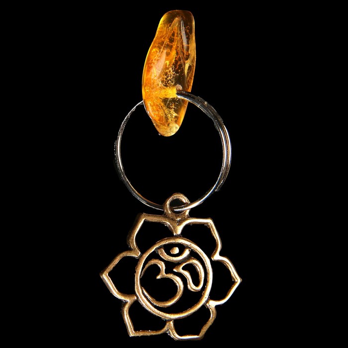Брелок-талисман "Знак", натуральный янтарь