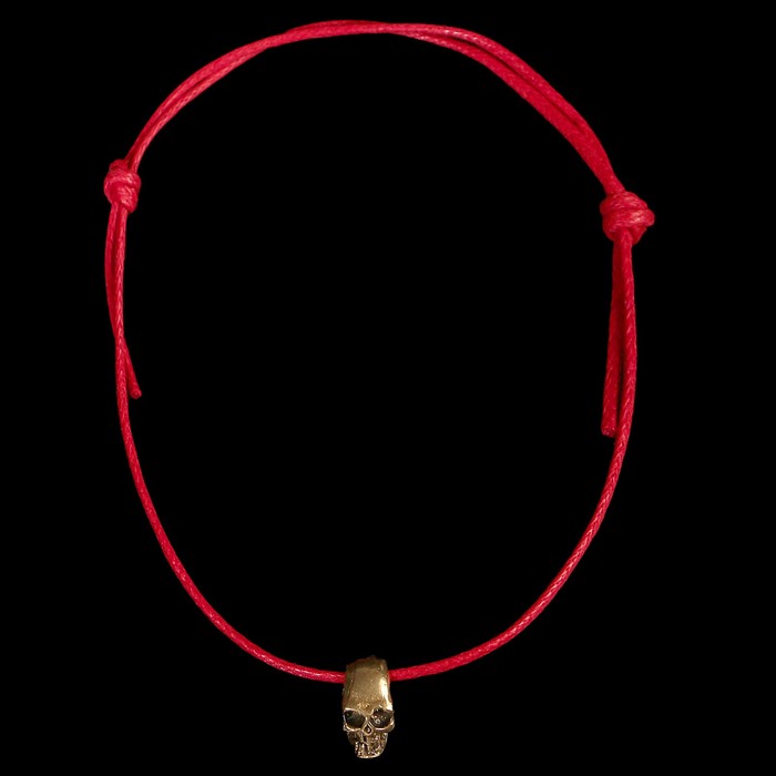 Браслет-оберег "Красная Нить.Череп №1"