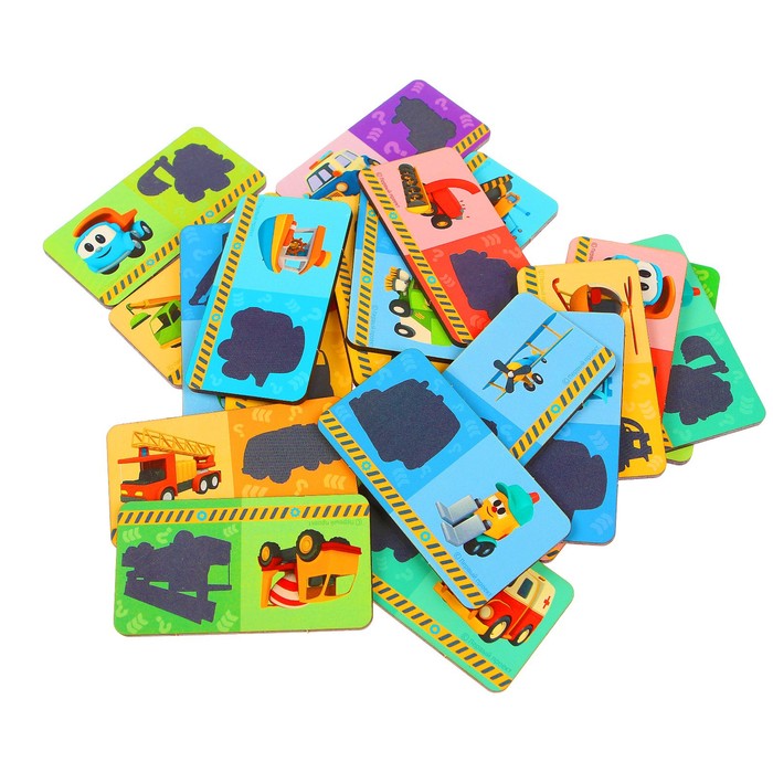 Домино "Грузовичок Лёва: Транспорт и тени"