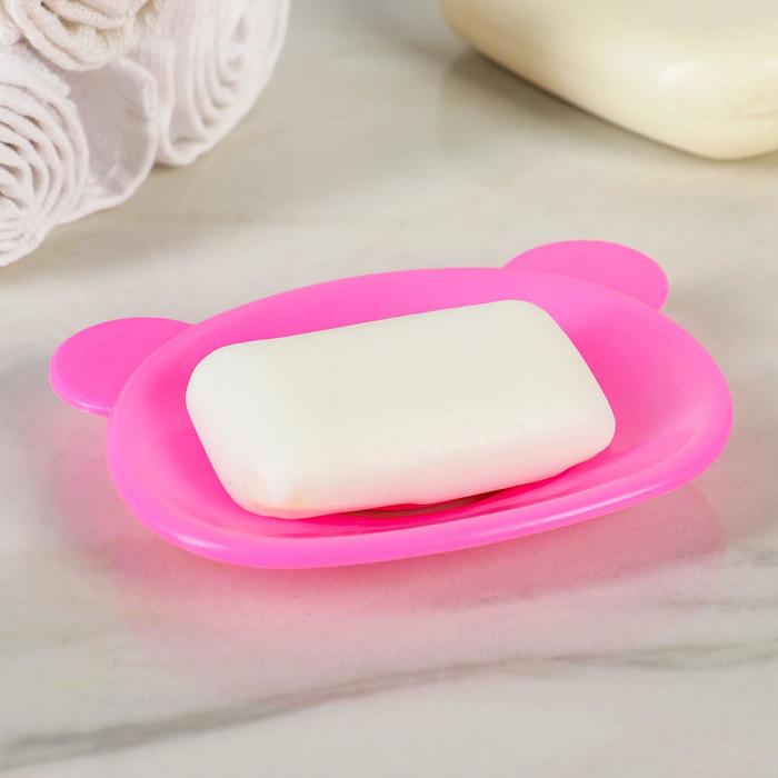 Мыльница "Мишка" МИКС ,