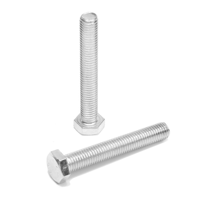 Болт с шестигранной головкой TUNDRA krep, DIN 933, М12х80, к.п. 8.8, оцинк., 5 кг (67 шт.)