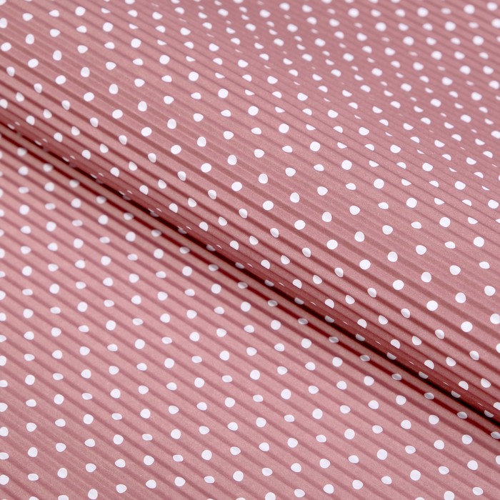 Бумага гофрированная "Мелкие волны", кремовый, 50 х 70 см