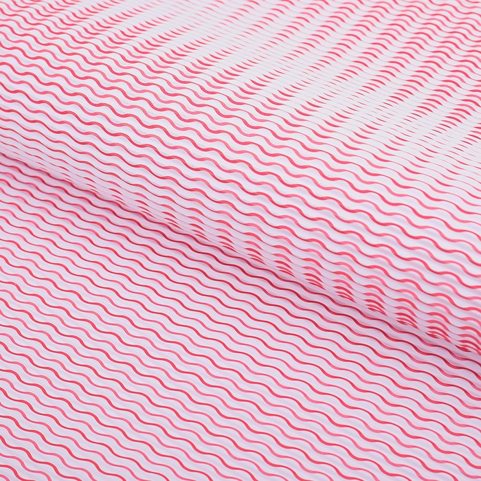 Бумага гофрированная "Мелкие волны", розовый, 50 х 70 см