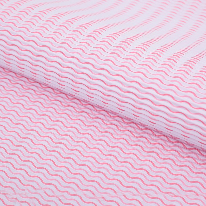 Бумага гофрированная "Мелкие волны", розовый, 50 х 70 см
