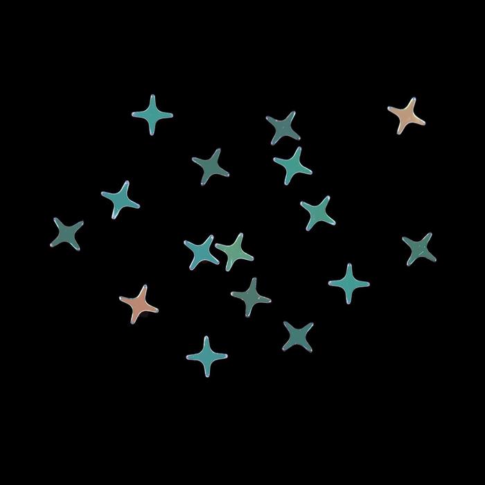 Пайетки для декора «Звёзды», цвет перламутровый 3005455