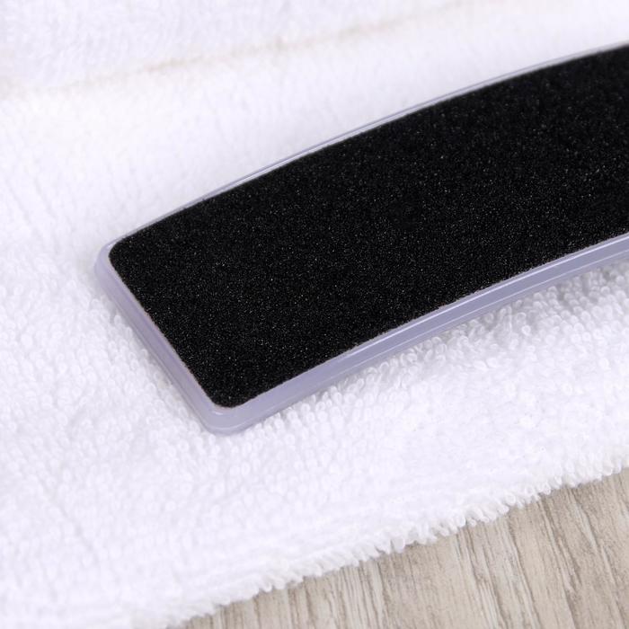 Терка для педикюра, наждачная, двусторонняя, с абразивом