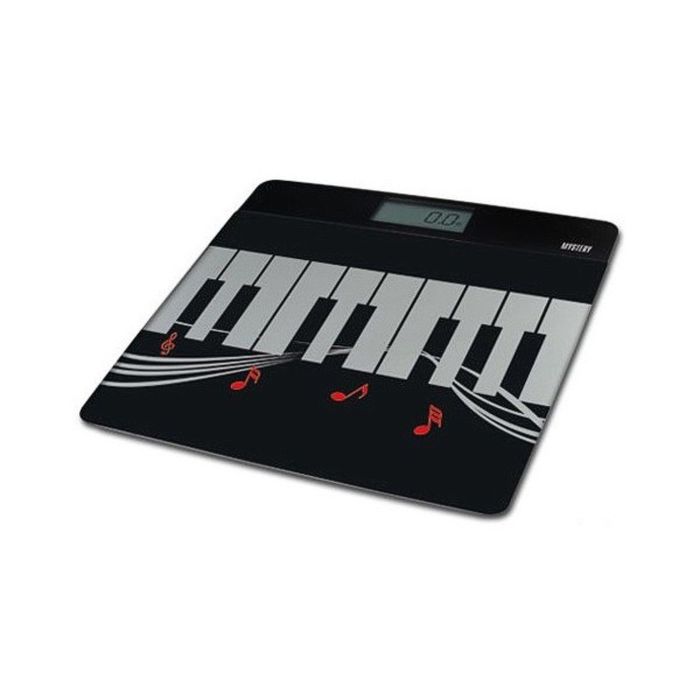 Весы напольные Mystery MES-1812, электронные, до 180 кг, черный/белый