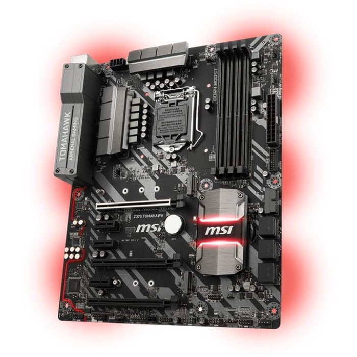 Материнская плата MSI Z370 TOMAHAWK, Soc-1151v2, Intel Z370, 4xDDR4, ATX, Ret