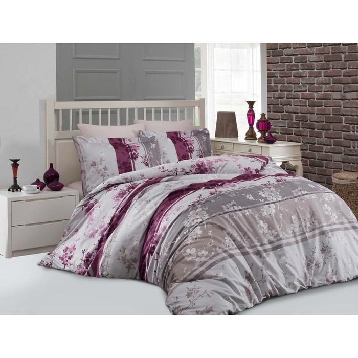 КПБ евро Catelin, 240х260 см, 200х220 см, 50х70 см-4 шт., розовый