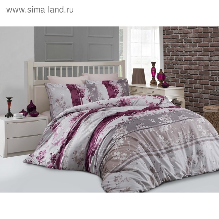 

КПБ евро Catelin, размер 240 х 260 см, 200 х 220 см, 50 х 70 см - 4 шт., розовый