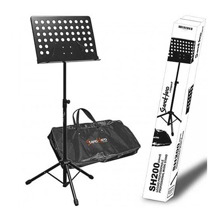 Пюпитр стальной BESPECO SH200  складной, рег.высота: 72-120см, вес: 2.4, +сумка