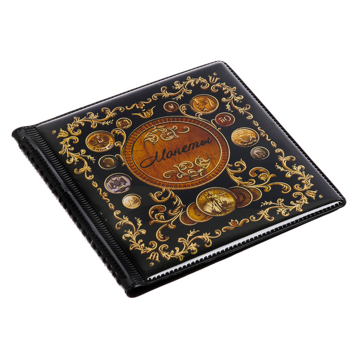 Альбом для монет мини с вставкой "Coins"