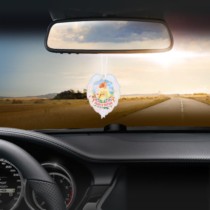 Ароматизатор бумажный "Спаси и сохрани" (крылья), 5 х 6,2 см