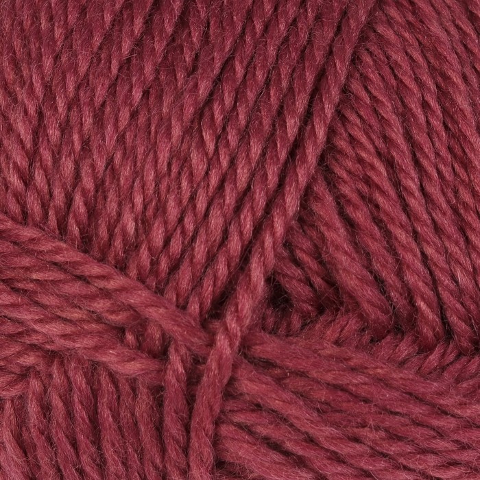 Пряжа "Соната" 50% имп. п/т шерсть 50% акрил 250м/100гр (088 брусника)