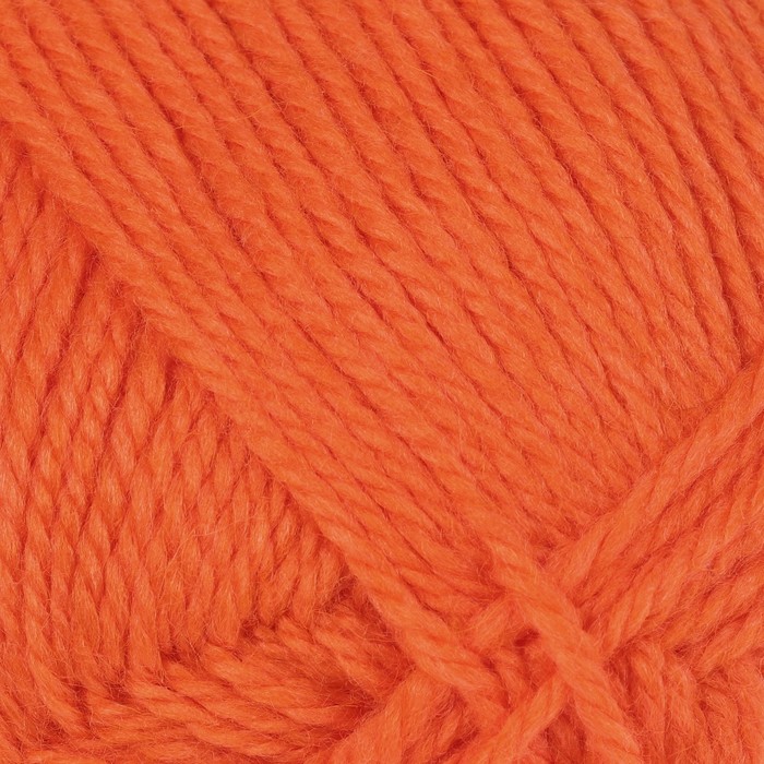 Пряжа "Соната" 50% имп. п/т шерсть 50% акрил 250м/100гр (068 апельсин)