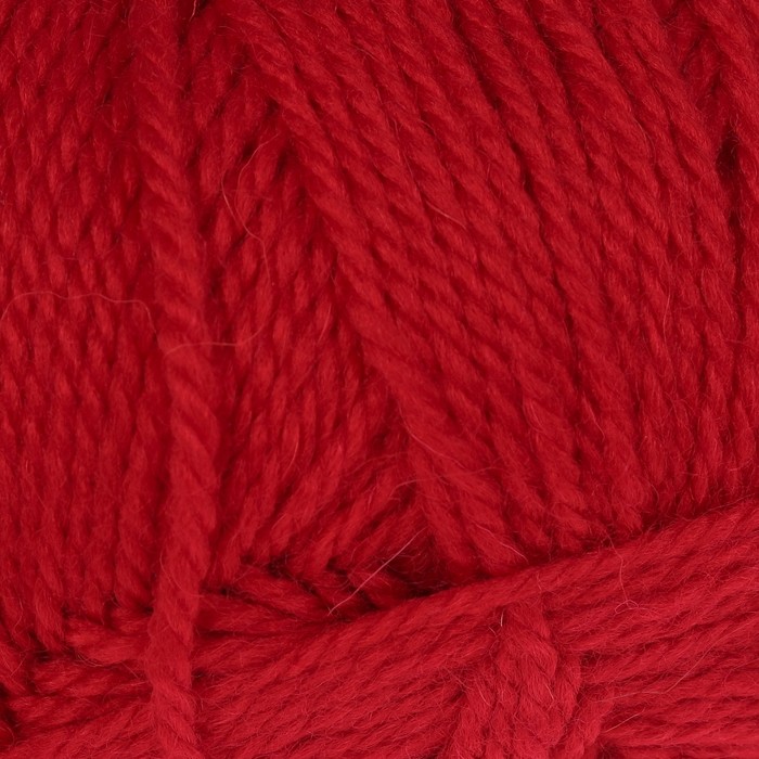 Пряжа "Соната" 50% имп. п/т шерсть 50% акрил 250м/100гр (046 красный)
